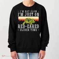 Red Eared Turtle Red Eared Funny Red Eared Slider Turtle Women's Sweatshirt thumb 0