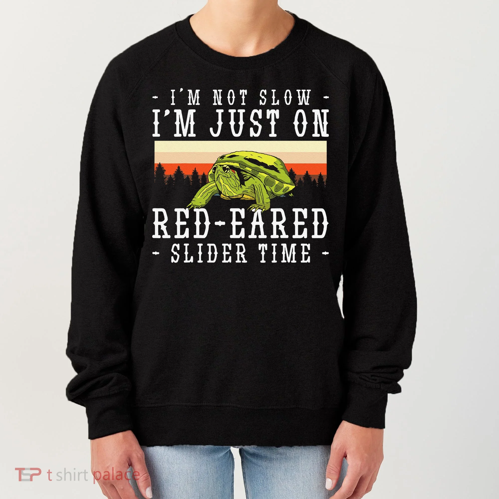 Red Eared Turtle Red Eared Funny Red Eared Slider Turtle Women's Sweatshirt