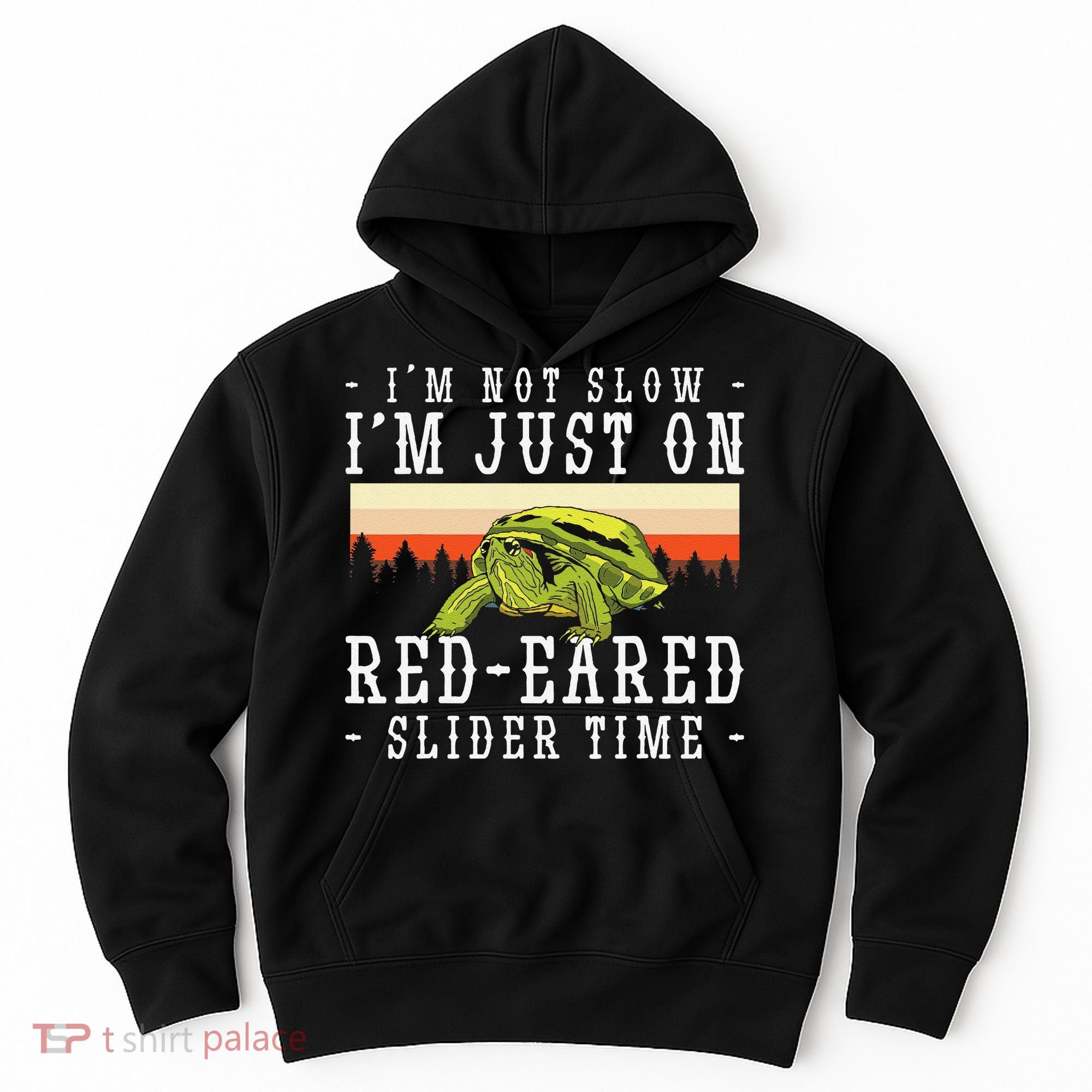 Red Eared Turtle Red Eared Funny Red Eared Slider Turtle Hoodie