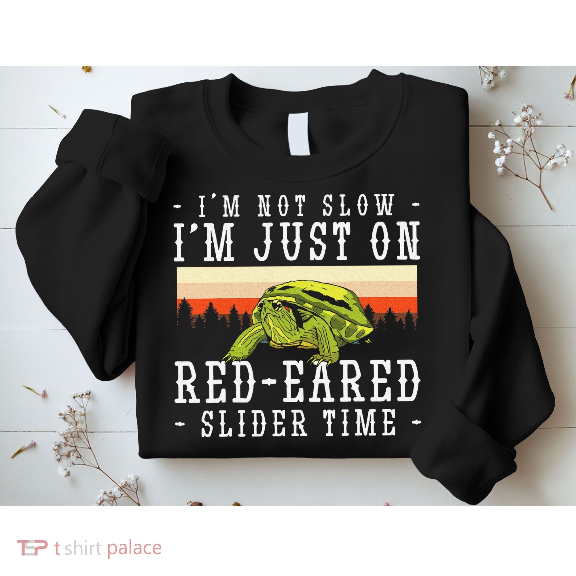 Red Eared Turtle Red Eared Funny Red Eared Slider Turtle Sweatshirt