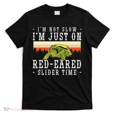 Red Eared Turtle Red Eared Funny Red Eared Slider Turtle T-Shirt