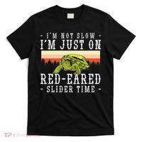 Red Eared Turtle Red Eared Funny Red Eared Slider Turtle T-Shirt thumb 0
