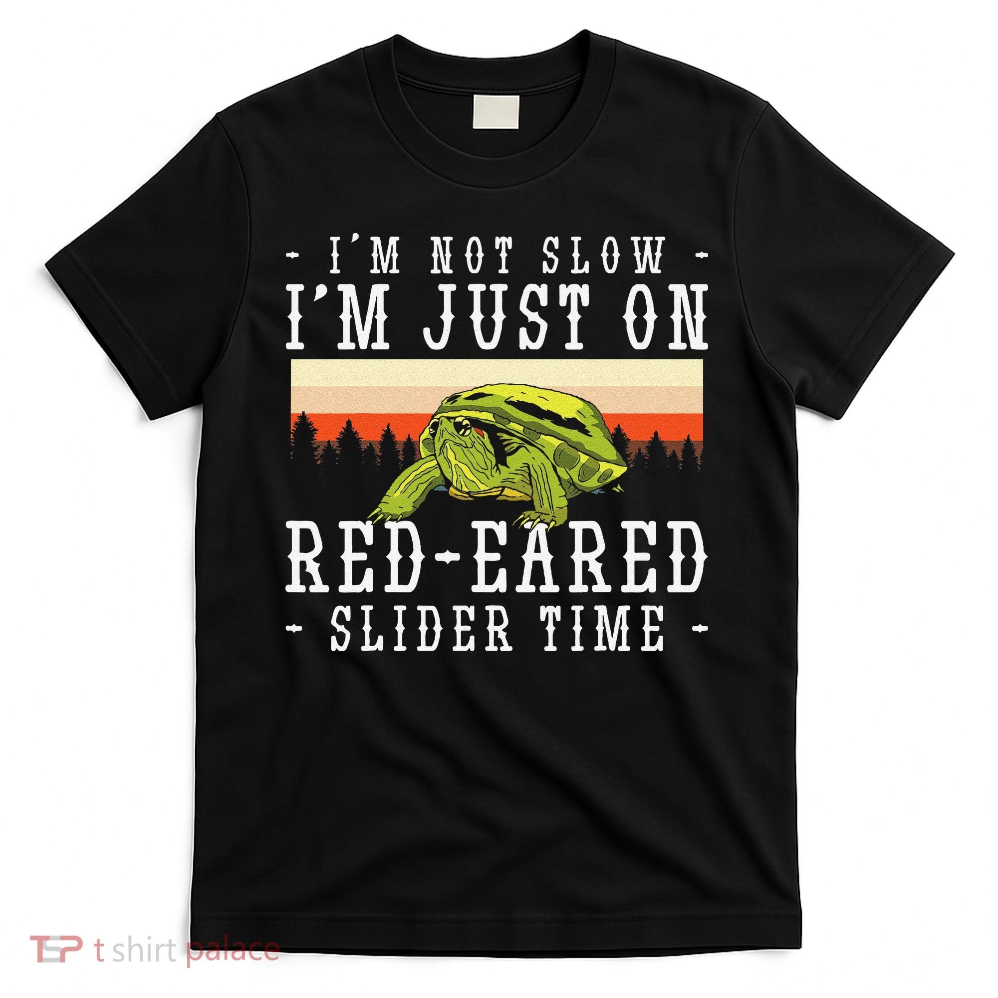 Red Eared Turtle Red Eared Funny Red Eared Slider Turtle T-Shirt