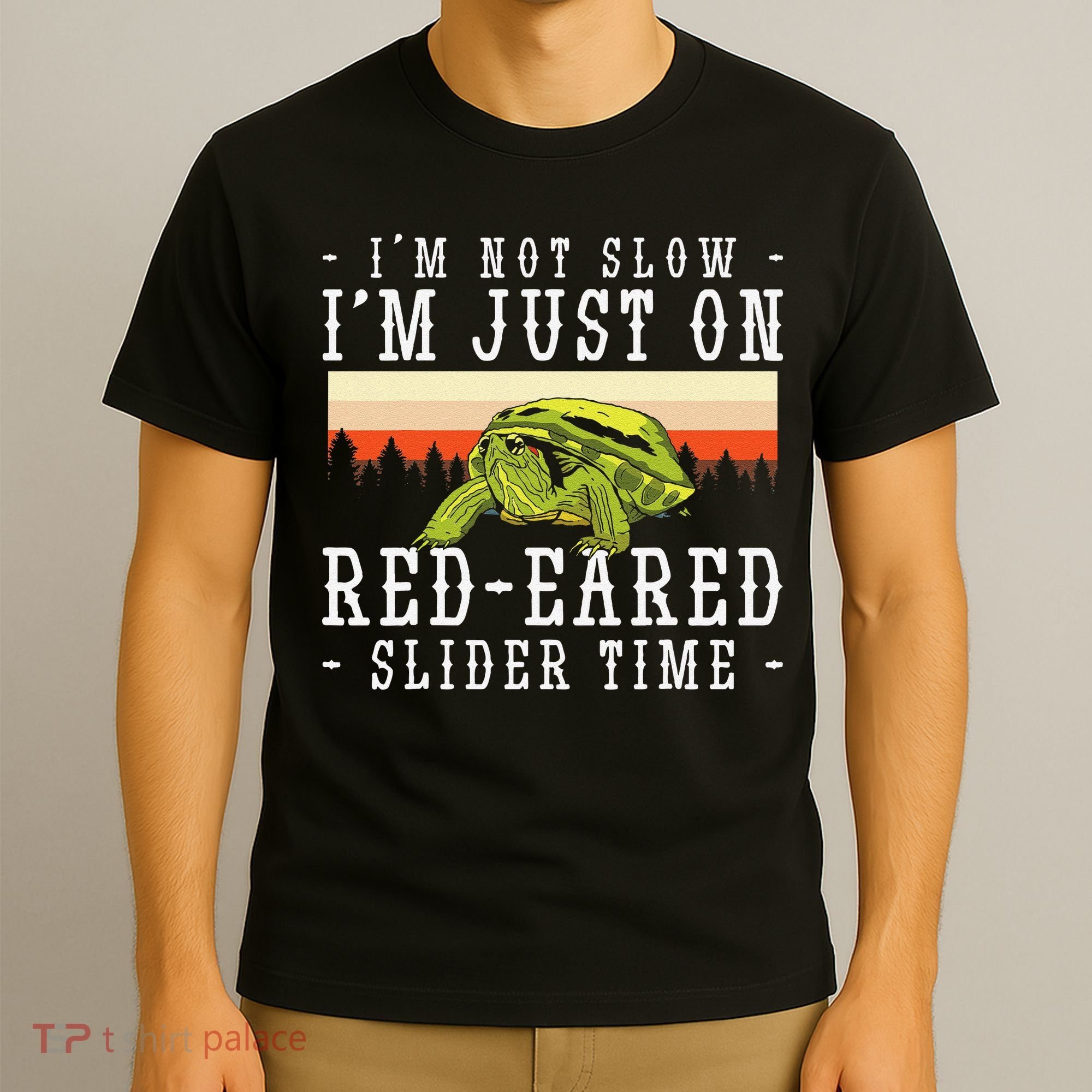 Red Eared Turtle Red Eared Funny Red Eared Slider Turtle T-Shirt