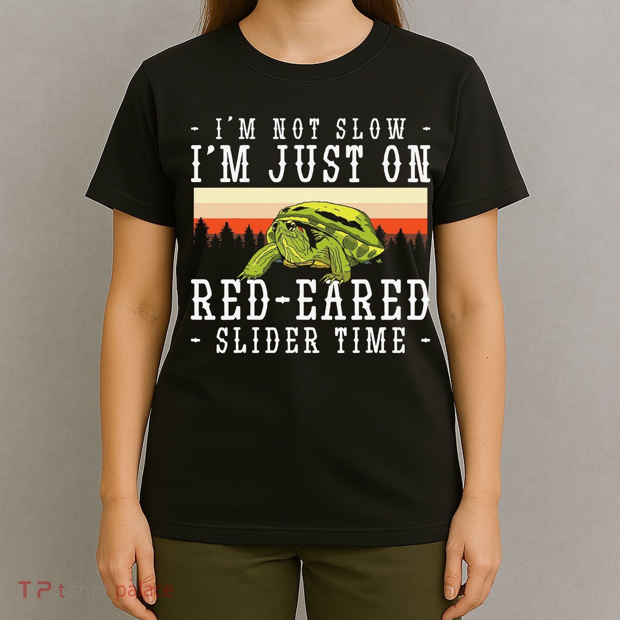 Red Eared Turtle Red Eared Funny Red Eared Slider Turtle T-Shirt