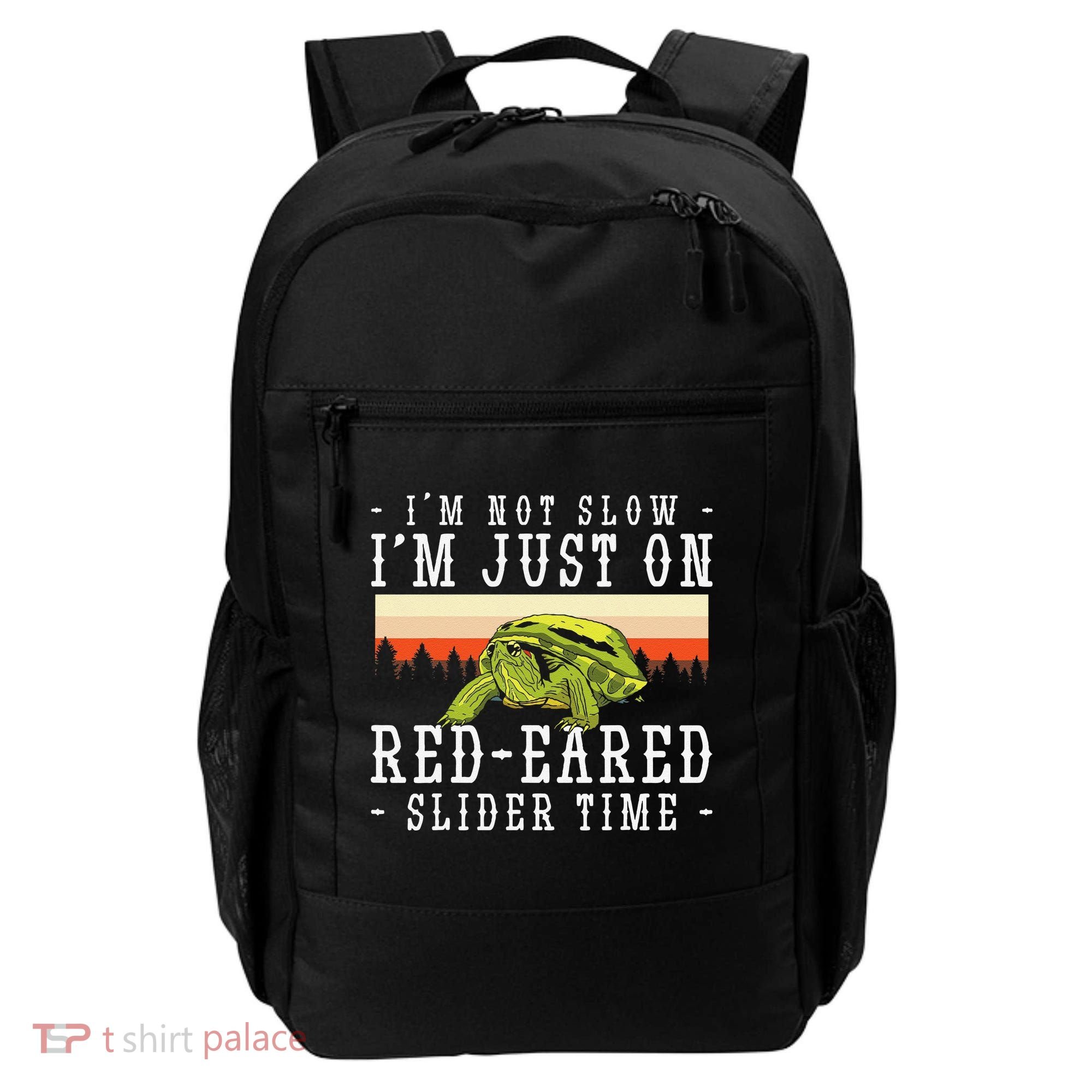 Red Eared Turtle Red Eared Funny Red Eared Slider Turtle Backpack
