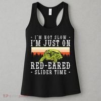 Red Eared Turtle Red Eared Funny Red Eared Slider Turtle Women's Tank Top thumb 3