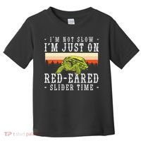 Red Eared Turtle Red Eared Funny Red Eared Slider Turtle Toddler T-Shirt thumb 0