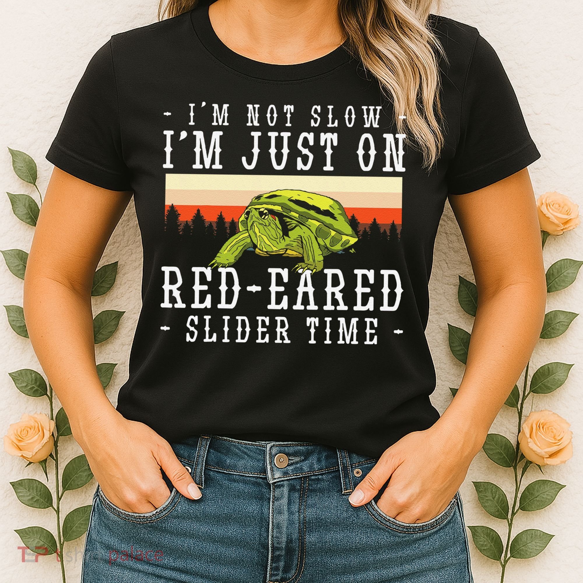 Red Eared Turtle Red Eared Funny Red Eared Slider Turtle Women's T-Shirt