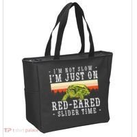 Red Eared Turtle Red Eared Funny Red Eared Slider Turtle Tote Bag thumb 2