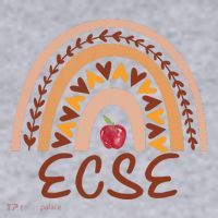 Rainbow Ecse Team Back To School Appreciation Fall Women's Sweatshirt thumb 2