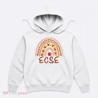 Rainbow Ecse Team Back To School Appreciation Fall Hoodie thumb 0