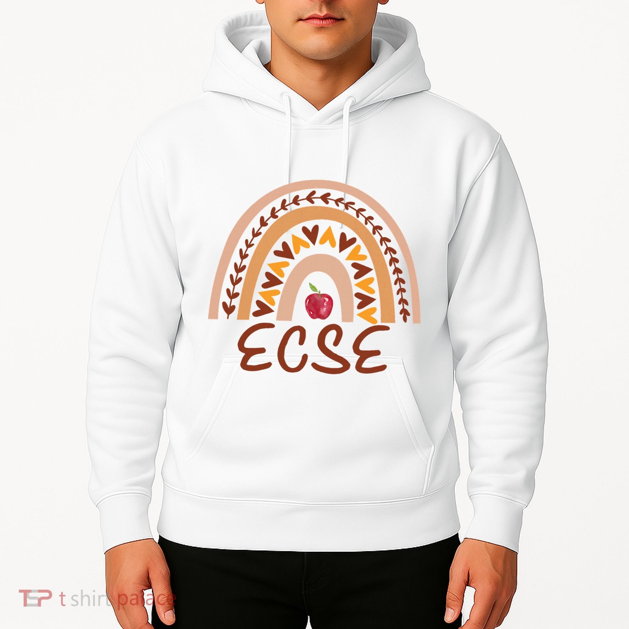 Rainbow Ecse Team Back To School Appreciation Fall Hoodie