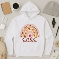 Rainbow Ecse Team Back To School Appreciation Fall Hoodie thumb 3