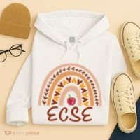Rainbow Ecse Team Back To School Appreciation Fall Hoodie thumb 4