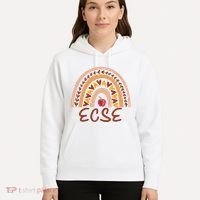 Rainbow Ecse Team Back To School Appreciation Fall Hoodie thumb 5