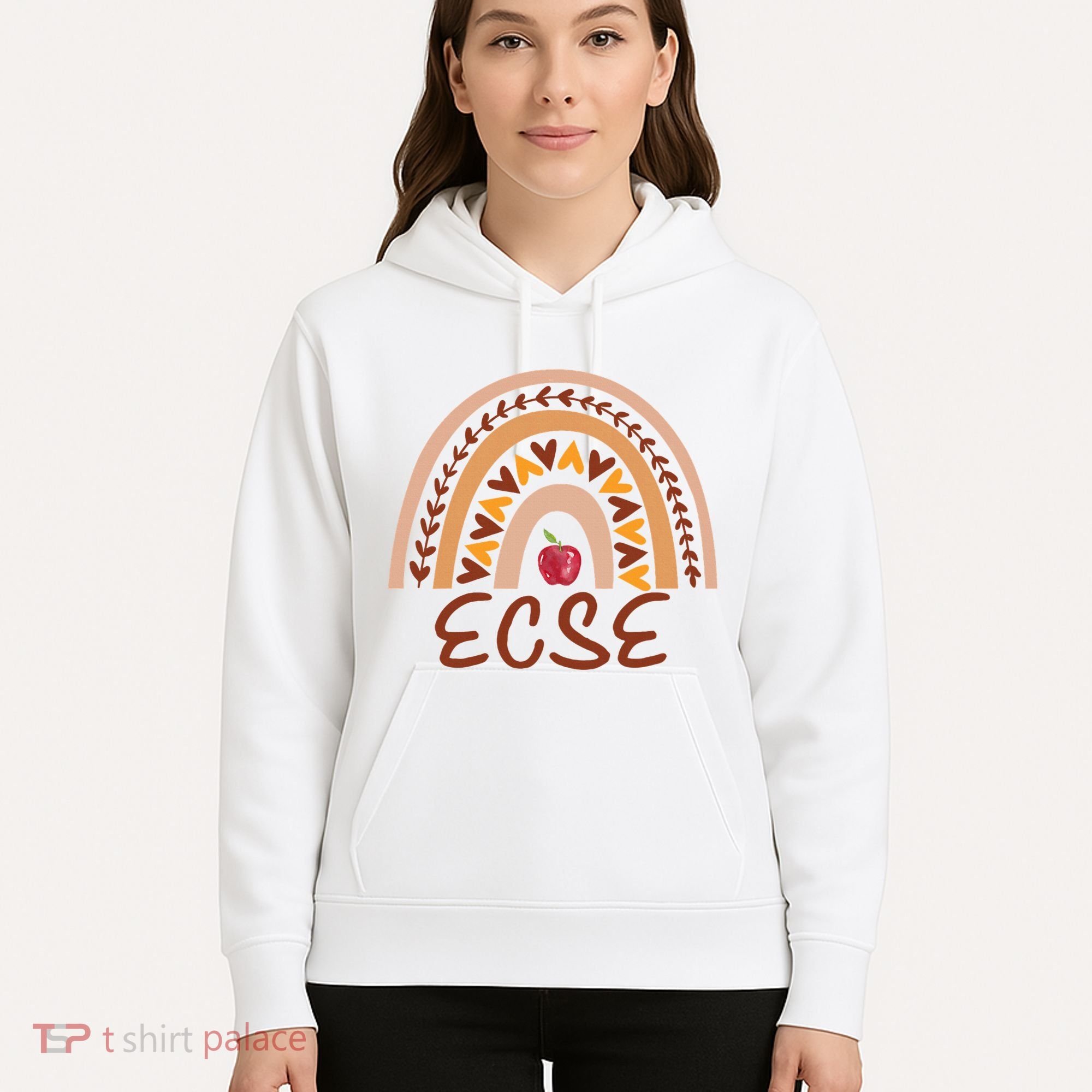 Rainbow Ecse Team Back To School Appreciation Fall Hoodie