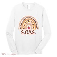 Rainbow Ecse Team Back To School Appreciation Fall Long Sleeve Shirt thumb 0