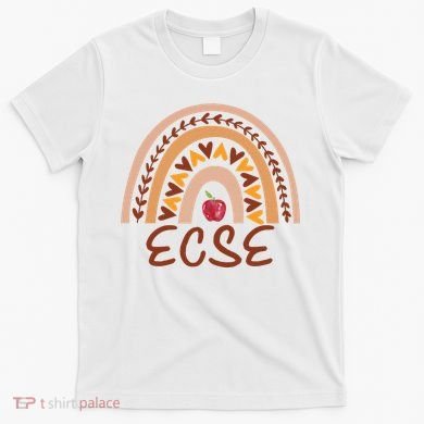 Rainbow Ecse Team Back To School Appreciation Fall T-Shirt