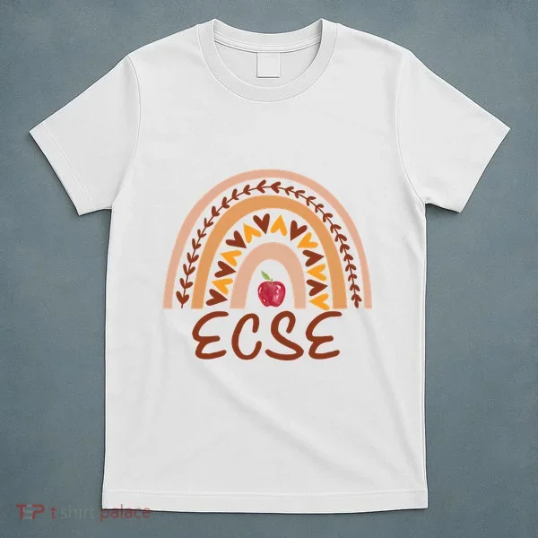 Rainbow Ecse Team Back To School Appreciation Fall T-Shirt