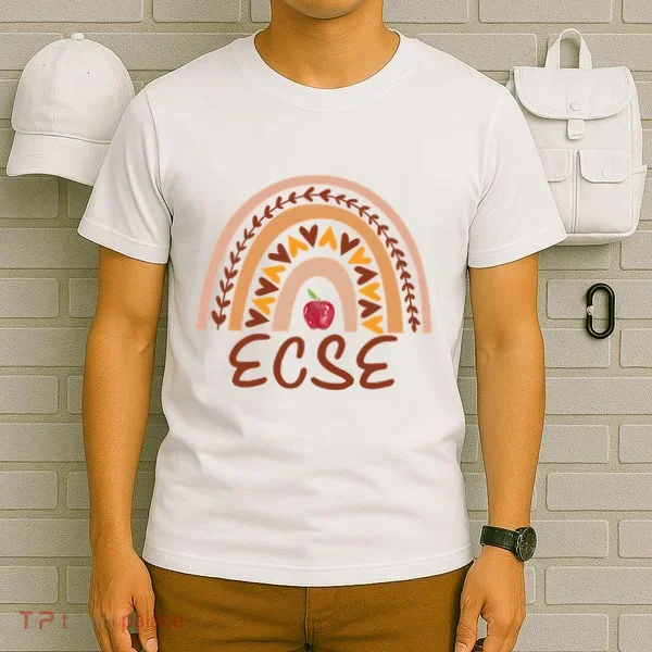 Rainbow Ecse Team Back To School Appreciation Fall T-Shirt
