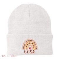 Rainbow Ecse Team Back To School Appreciation Fall Beanie thumb 0