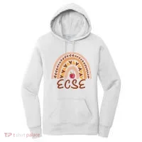 Rainbow Ecse Team Back To School Appreciation Fall Women's Hoodie thumb 0