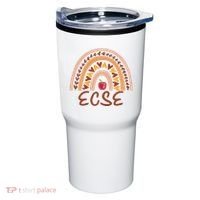 Rainbow Ecse Team Back To School Appreciation Fall Tumbler thumb 0