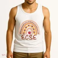 Rainbow Ecse Team Back To School Appreciation Fall Tank Top thumb 3