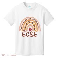 Rainbow Ecse Team Back To School Appreciation Fall Kids T-Shirt thumb 0