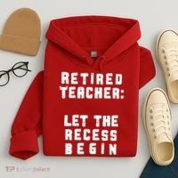 Retied Teacher Let The Recess Begin Hoodie thumb 4