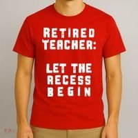 Retied Teacher Let The Recess Begin T-Shirt thumb 3