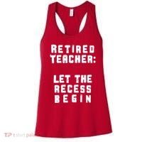 Retied Teacher Let The Recess Begin Women's Tank Top thumb 0