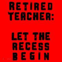 Retied Teacher Let The Recess Begin Santa Hat thumb 1