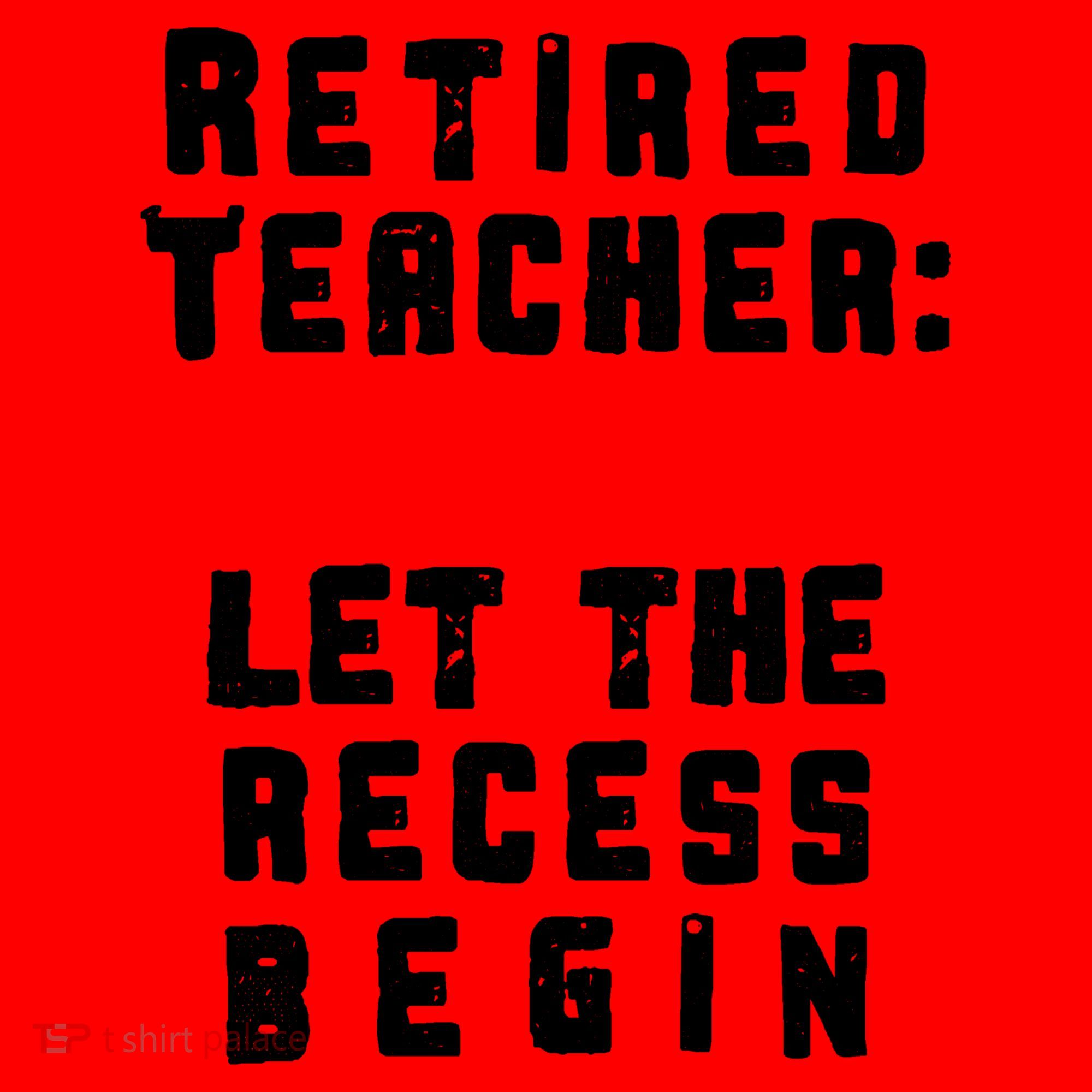 Retied Teacher Let The Recess Begin Santa Hat