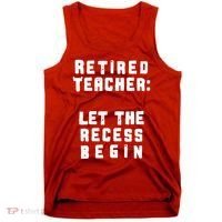 Retied Teacher Let The Recess Begin Tank Top thumb 0