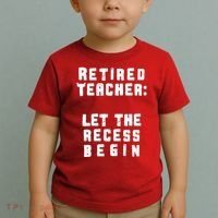 Retied Teacher Let The Recess Begin Toddler T-Shirt thumb 2