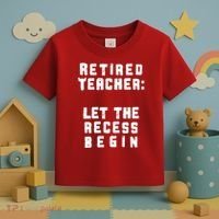 Retied Teacher Let The Recess Begin Toddler T-Shirt thumb 3