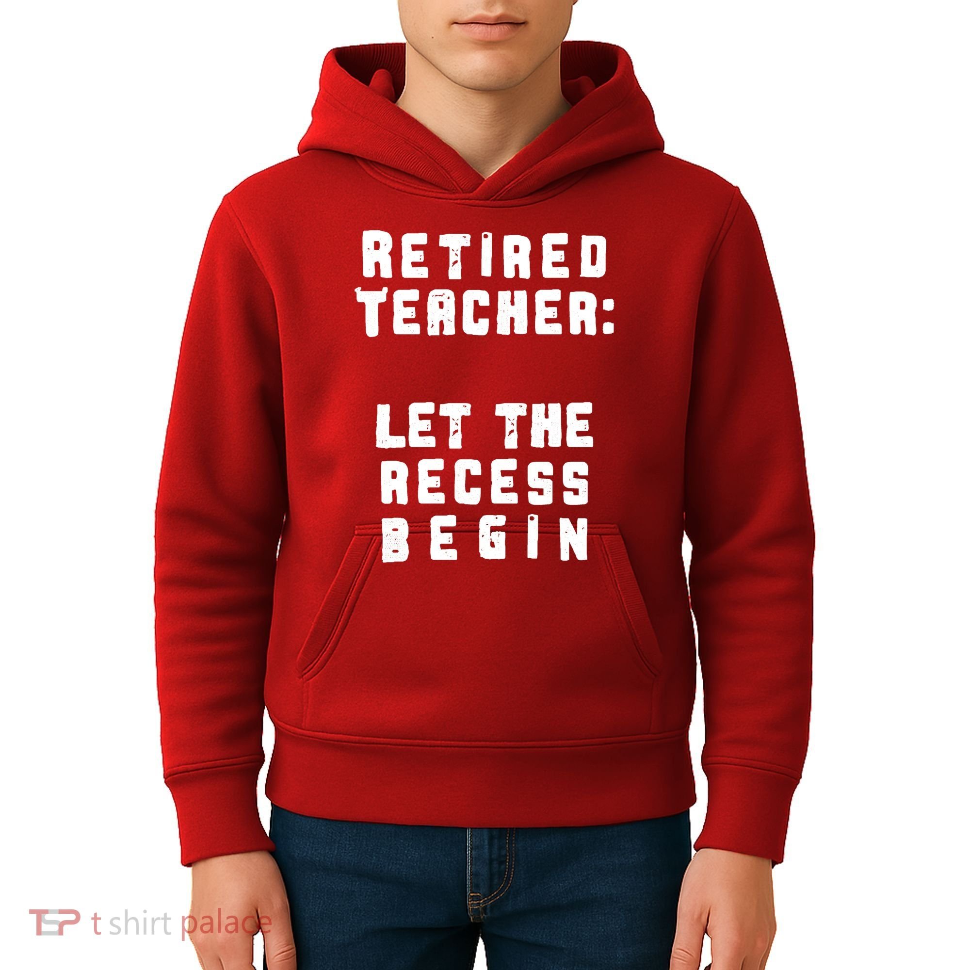 Retied Teacher Let The Recess Begin Kids Hoodie