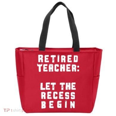 Retied Teacher Let The Recess Begin Tote Bag