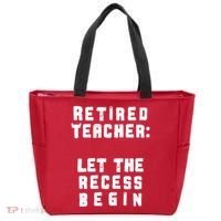 Retied Teacher Let The Recess Begin Tote Bag thumb 0