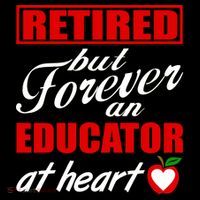 Retired But Forever An Educator At Heart Ornament thumb 1