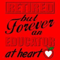 Retired But Forever An Educator At Heart Santa Hat thumb 1