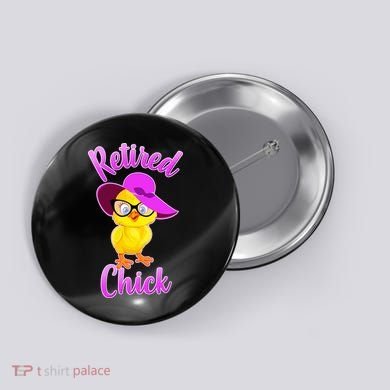 Retired Chick Button