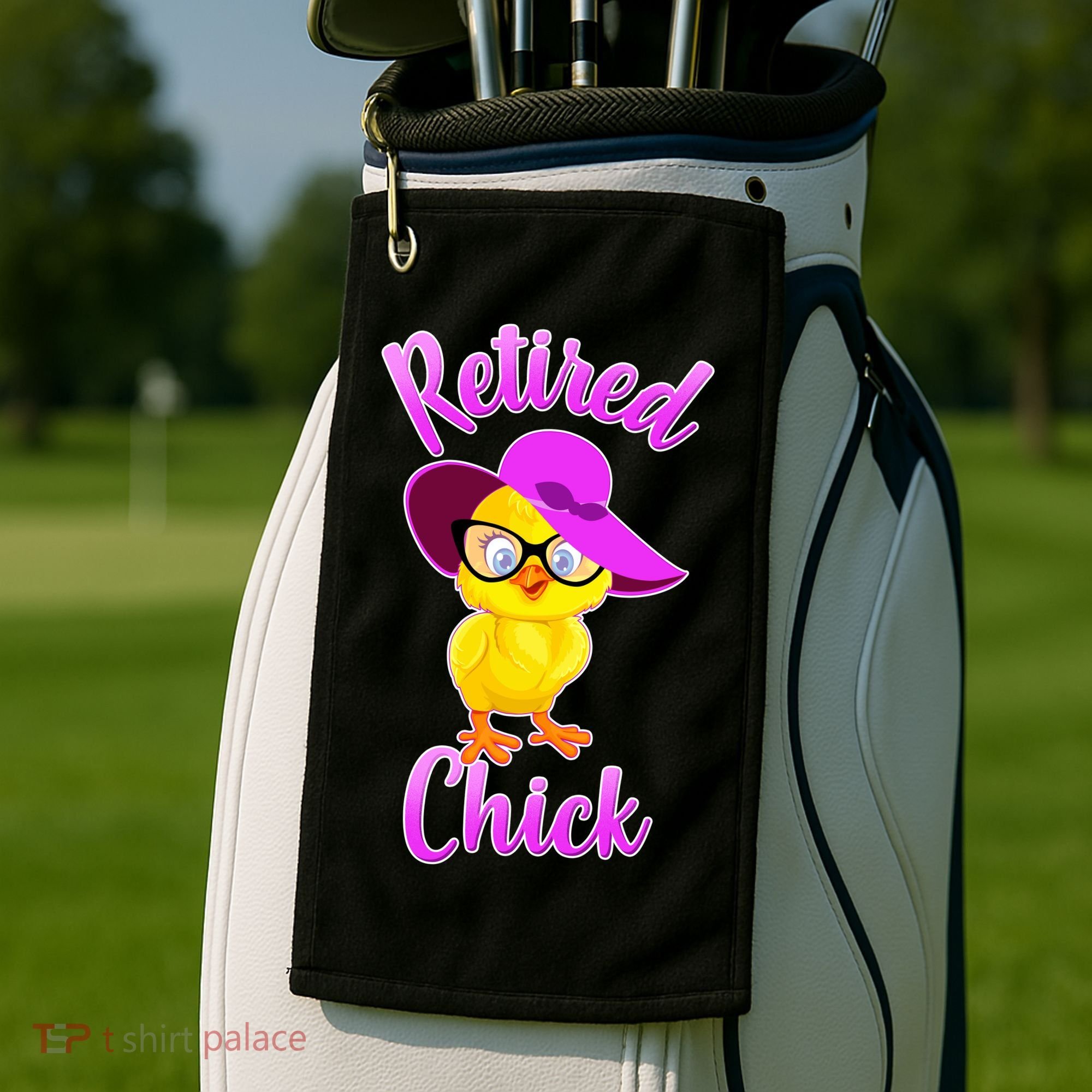Retired Chick Golf Towel