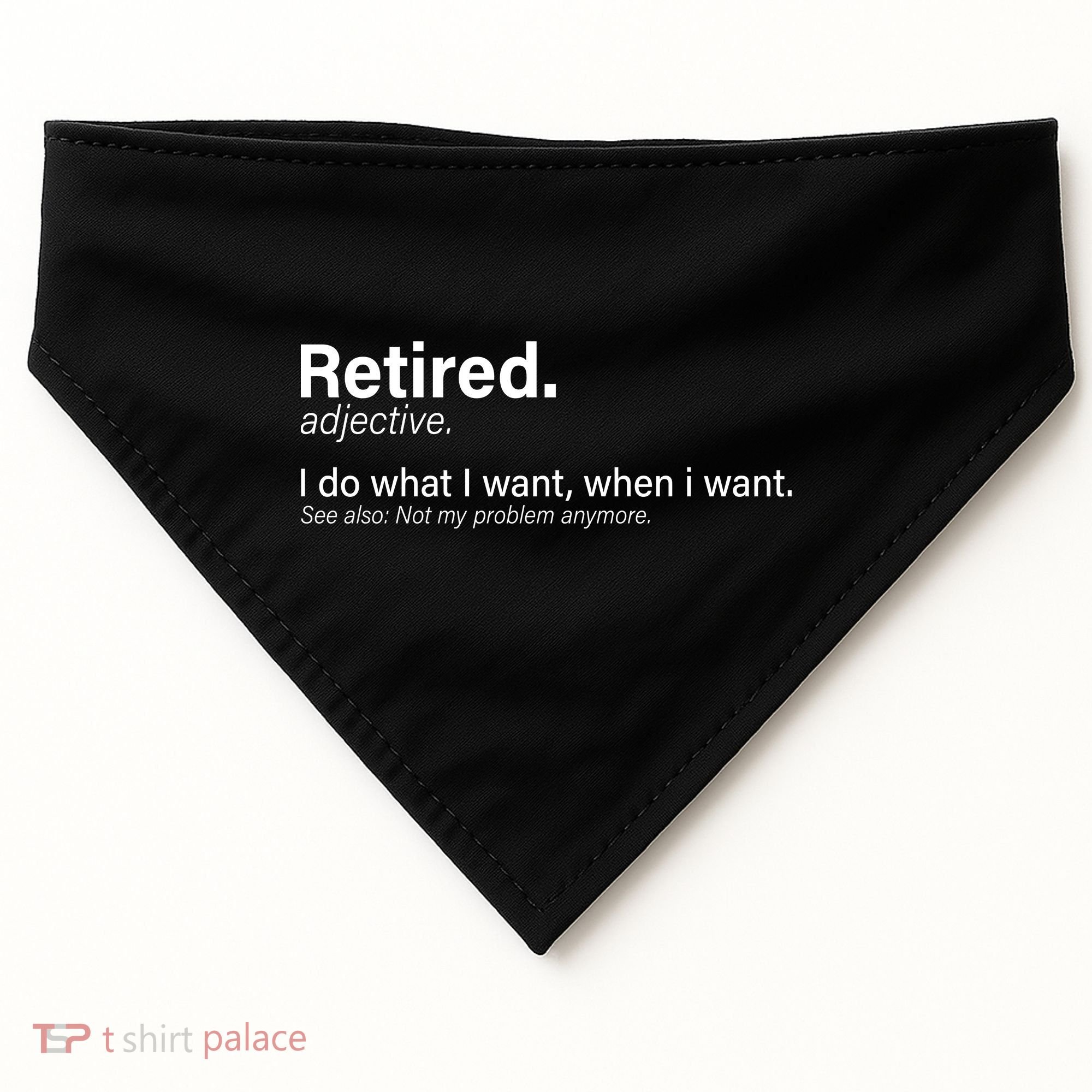 Retired Definition USA-Made Doggie Bandana