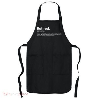 Retired Definition Apron