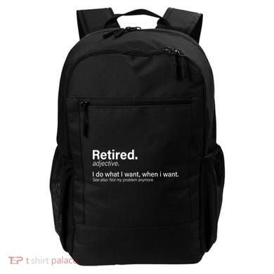 Retired Definition Backpack