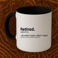 Retired Definition Coffee Mug thumb 2