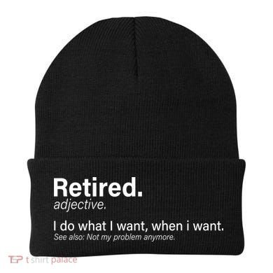 Retired Definition Beanie